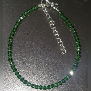 Green Chrome Diopside Bracelet ~ Natural Stone